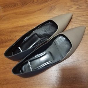 Pierre Hardy Black and Beige Flats
